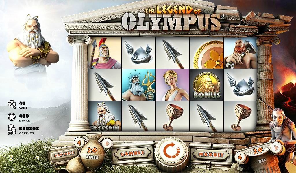 Video Slot Legend Of Olympus - Rabcat Gambling