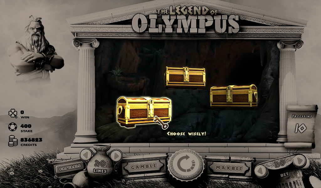 Video Slot Legend Of Olympus - Rabcat Gambling
