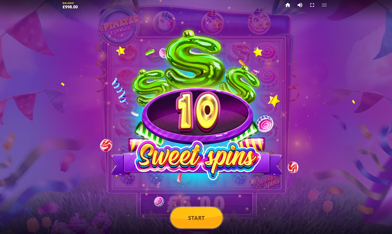 Video Slot Pinatas &Amp; Ponies - Red Tiger