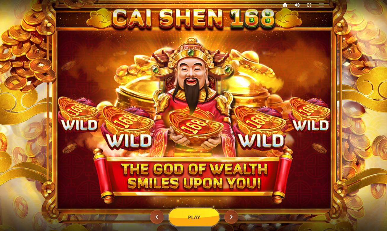 Video Slot Cai Shen 168 - Red Tiger