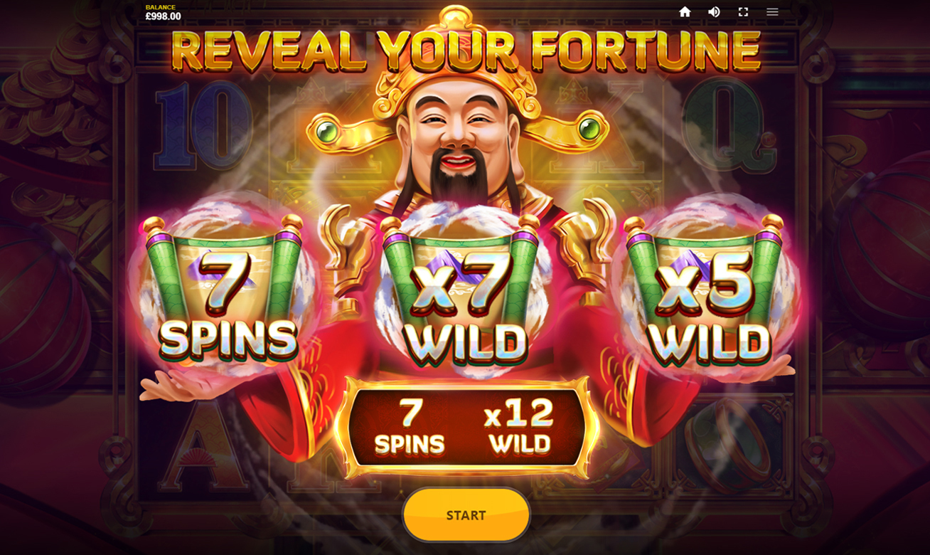 Video Slot Cai Shen 168 - Red Tiger