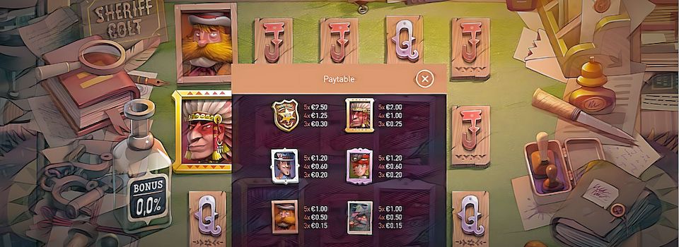 Video Slot Sheriff Colt - Peter & Sons