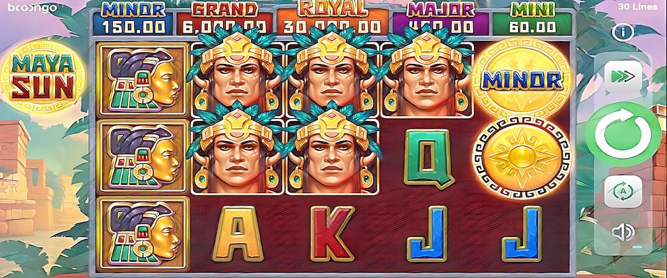 Video Slot Maya Sun - Booongo