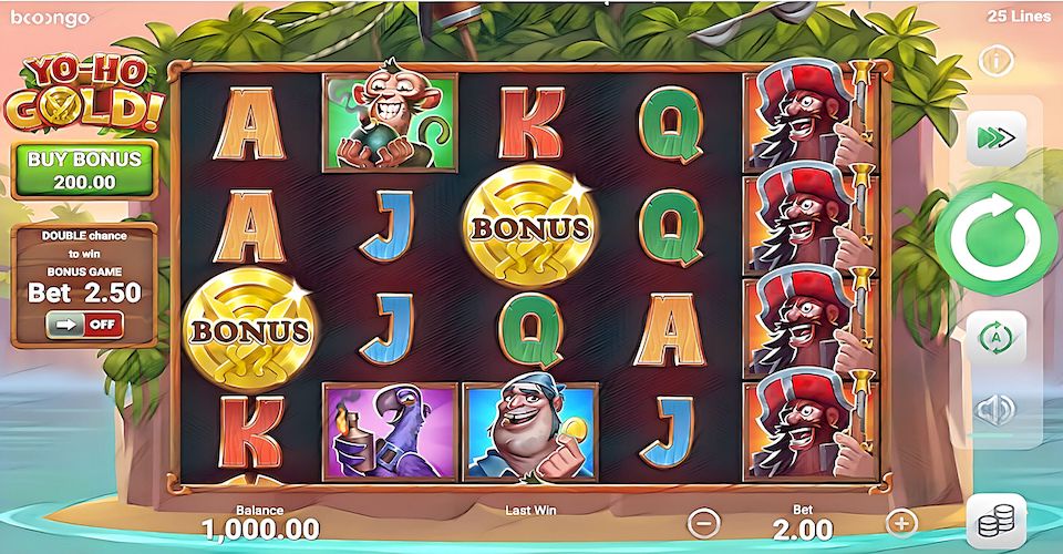 Video Slot Yo-Ho Gold! - Booongo