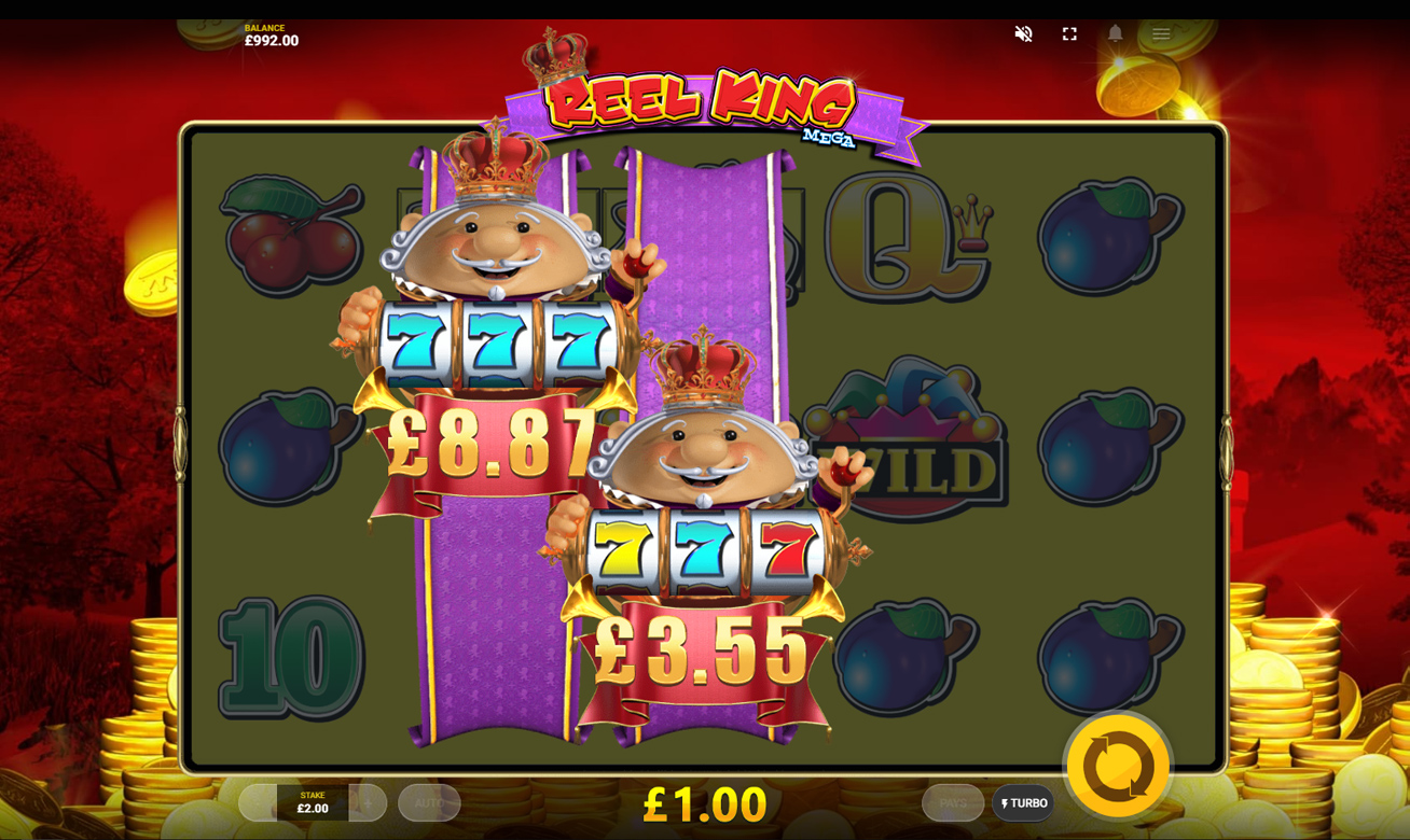 Video Slot Reel King Mega - Red Tiger