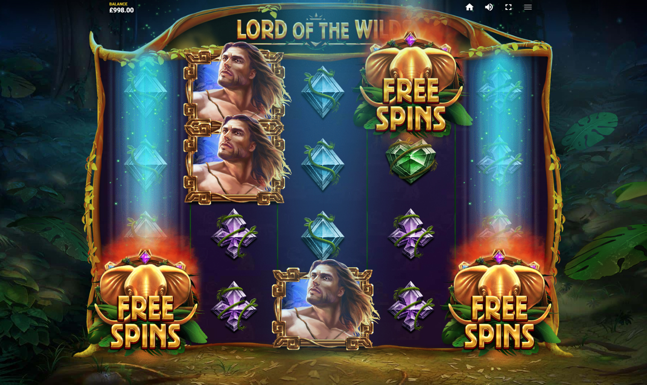 Video Slot Lord Of The Wilds - Red Tiger