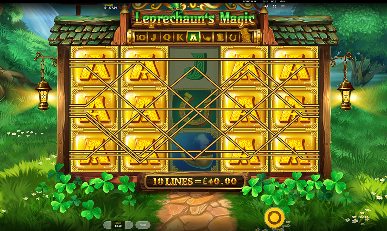 Video Slot Leprechaun's Magic - Red Tiger