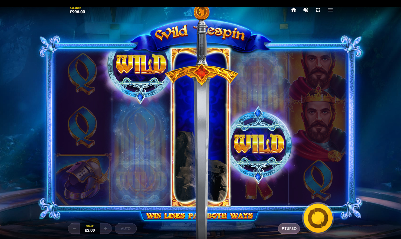 Video Slot Legendary Excalibur - Red Tiger