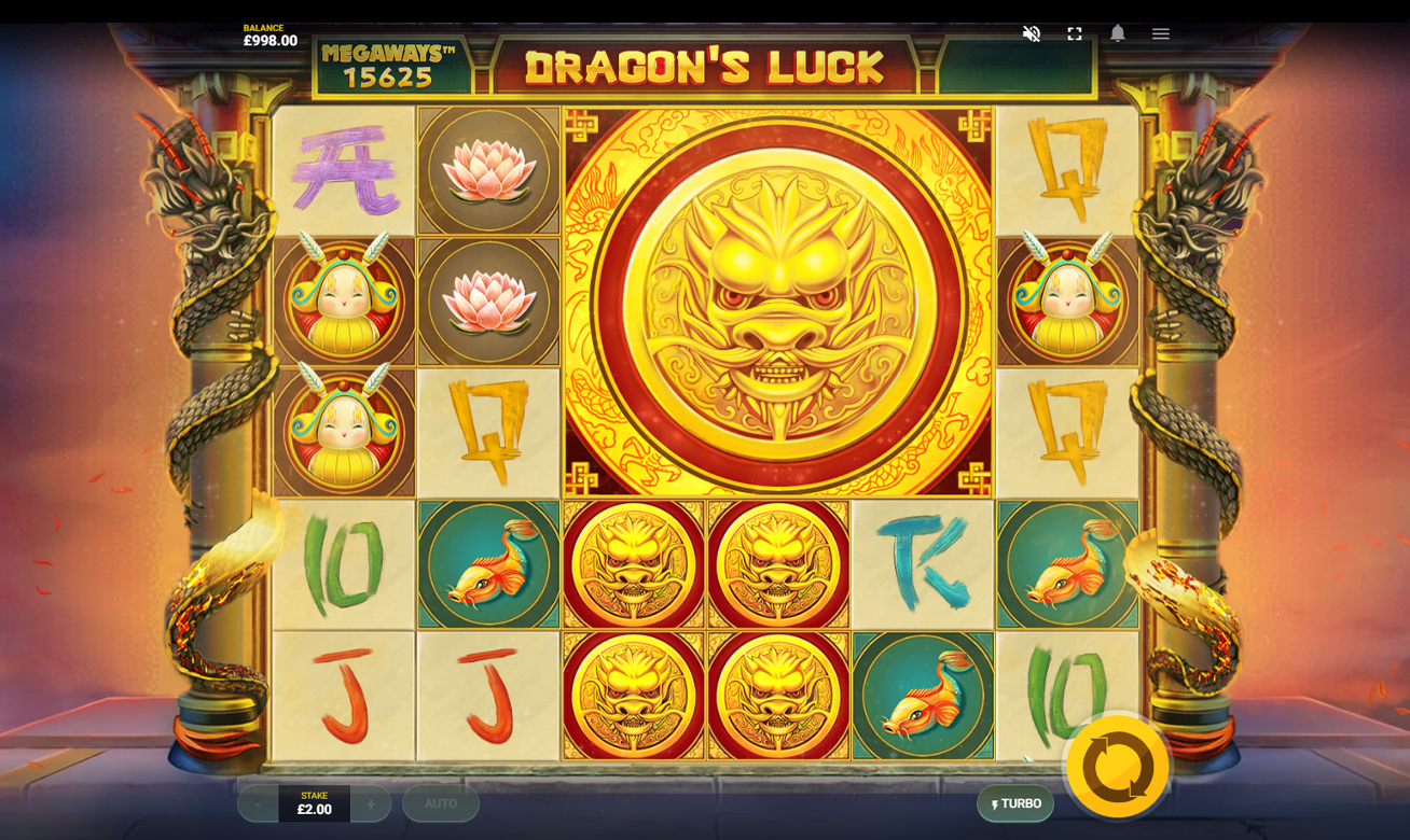 Video Slot Dragon's Luck Megaways - Red Tiger