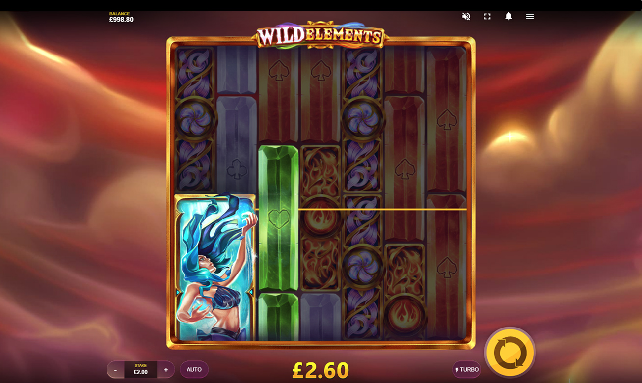 Video Slot Wild Elements - Red Tiger