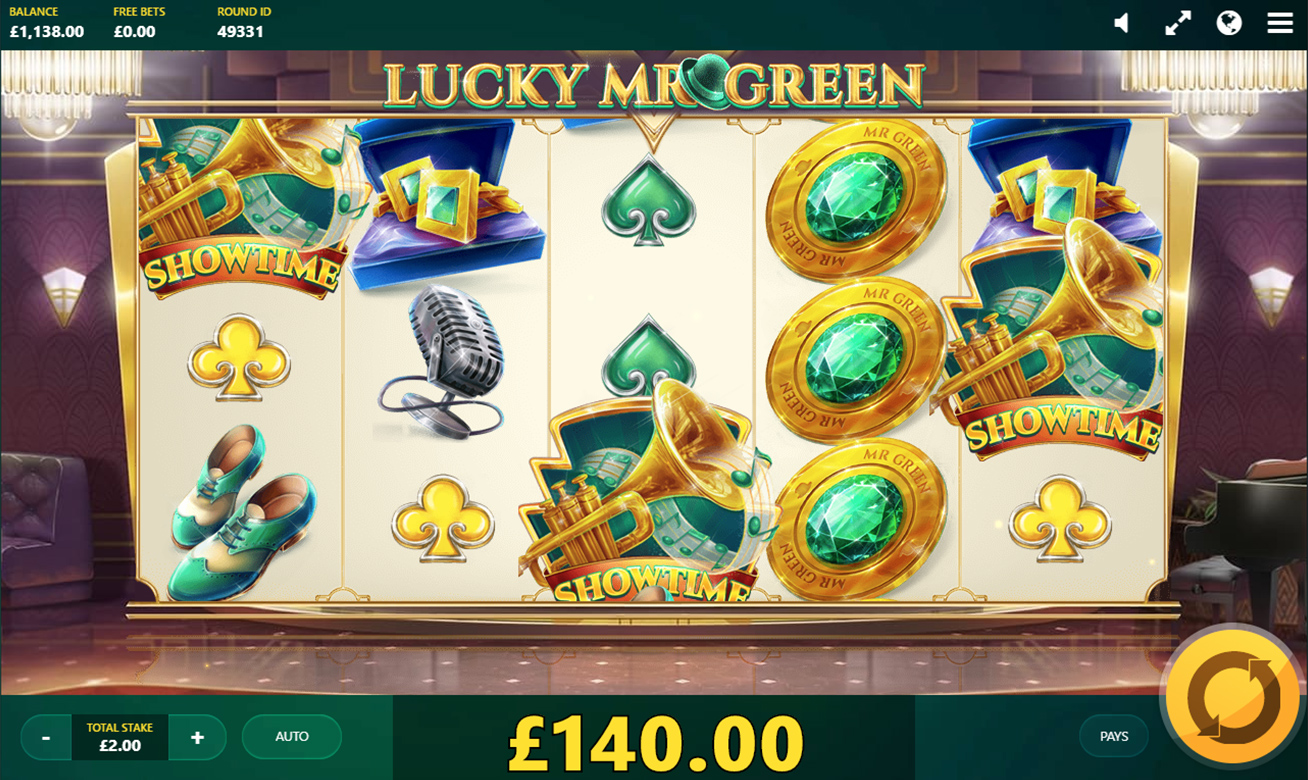 Video Slot Lucky Mr. Green - Red Tiger