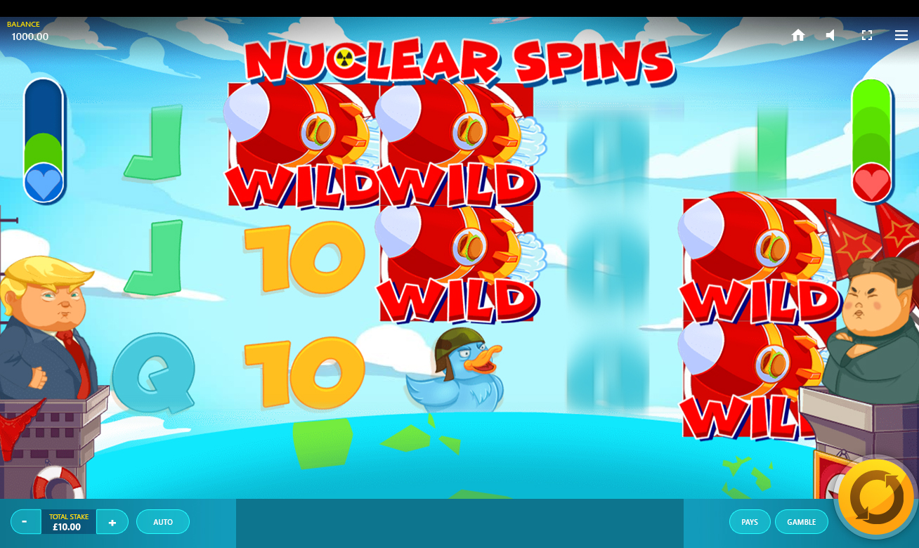Video Slot Rocket Men - Red Tiger