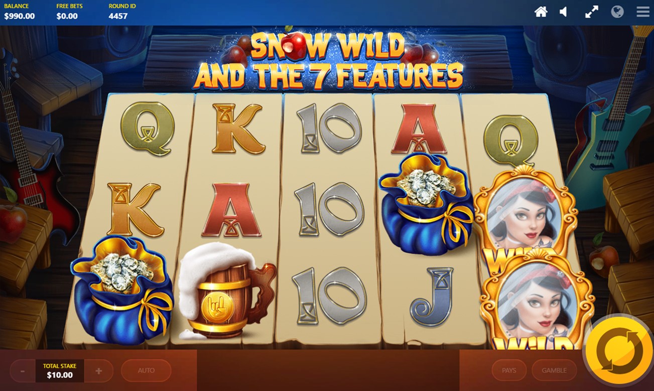 Video Slot Snow Wild And The 7 Features - Red Tiger