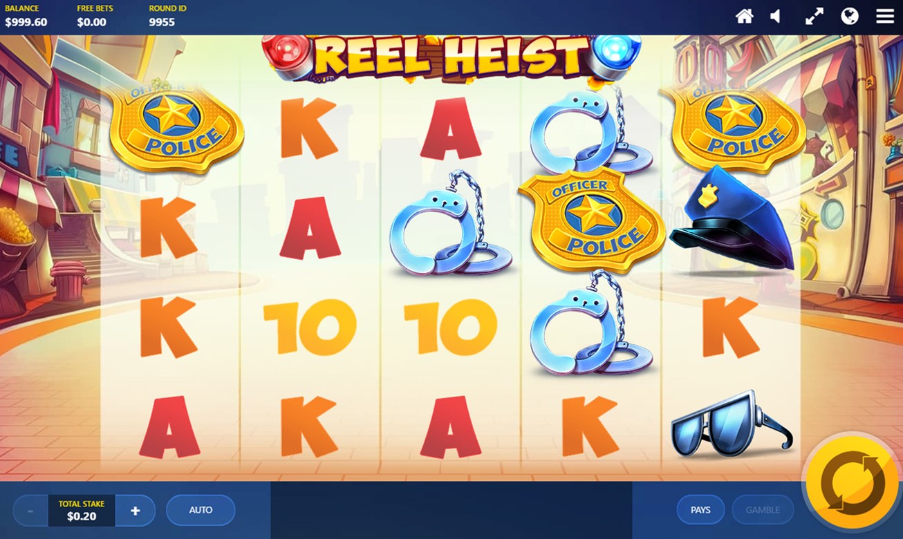 Video Slot Reel Heist - Red Tiger