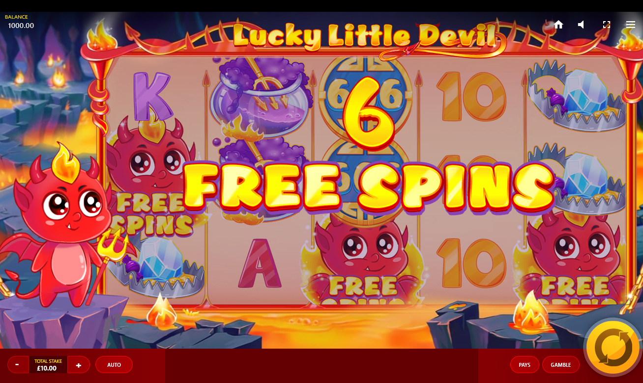 Video Slot Lucky Little Devil - Red Tiger
